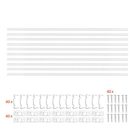10-Pack 6.6 ft/2M V Shape LED Aluminum Channel, with Milky Cover, End Caps and Mounting Clips, Aluminum Profile for LED Strip Light Installations, Easy Installation, for Under Cabinet Counter