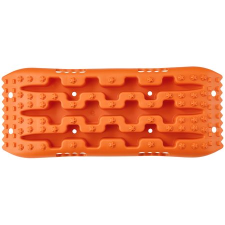 10 TON Traction Boards with PP Material, Recovery Boards for Off-road Vehicles/Cars/Pickups/SUVs/RVs, Pair Tire Traction Mats on Snow, Sand, Mud and Loose Terrain, Storage Bag, Short, Orange