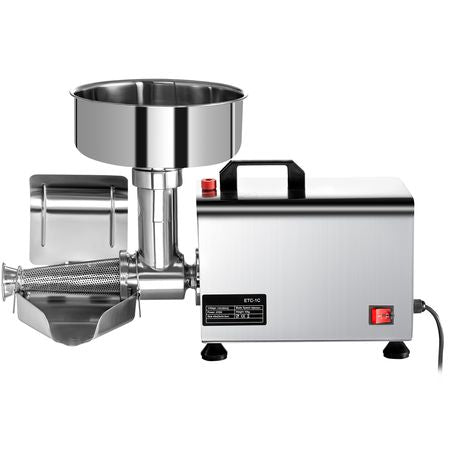 110V Electric Tomato Strainer 370W Commercial Grade Tomato Milling Machine Stainless Steel Tomato Press and Strainer 90-160 Kg/H Pure Copper Motor Food Strainer and Sauce Maker