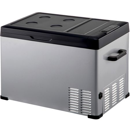 12 Volt Refrigerator, Portable Refrigerator -4 to 68 F With APP Control Car Compressor Fridge Cooler 12V/24V DC and 110-220V AC For Camping, Road Trip, Boat, Skincare, Outdoor and Home 42 Quart