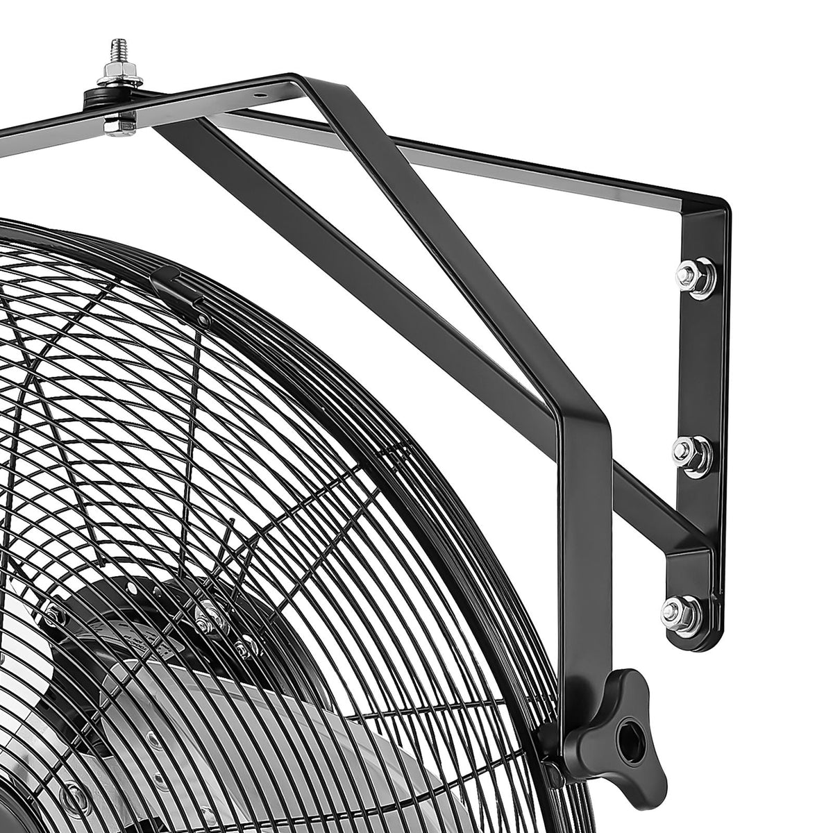 18 Inch Industrial Wall Mount Fan, High Velocity 4000 CFM Indoor Fan with 3 Speeds, Powerful Motor Garage Wall Fan with Aluminum Blades for Workshop, Warehouse, Greenhouse, Commercial