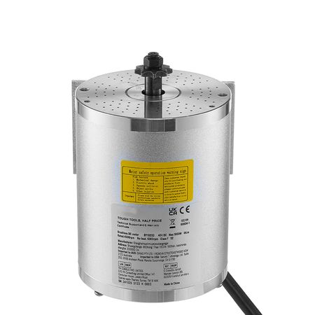 1800W Electric Brushless DC Motor, 48V 4500rpm Go Kart Electric Motor, Electric Dirt Bike Motor Engine for E-Bike Motorcycle Scooter DIY