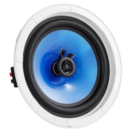 2 PCs 8 Inch in Ceiling Speakers, 50-Watts, Flush Mount Ceiling & in-Wall Speakers System with 8ΩImpedance 89dB Sensitivity, for Home Kitchen Living Room Bedroom or Covered Outdoor Porches