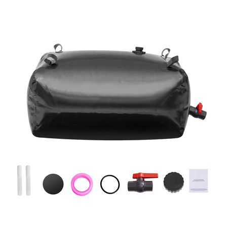 240L/63.4 Gallon Water Storage Bladder, Portable RV Water Tank, 1000D PVC Collapsible Water Storage Containers, Soft Water Storage Bag, Water Bladder, Fire Prevention, Camping, Emergency Water