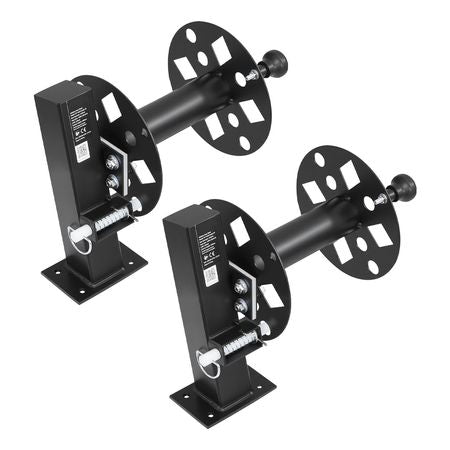 2PCS Heavy Duty Welding Cable Reels, Welding Cable Lead Reels for 150FT 1/0 & 125FT 2/0 Cable, Powder-Coated Steel Reel with Locking Pin for Service Trucks, Fleet Maintenance, Jobsites