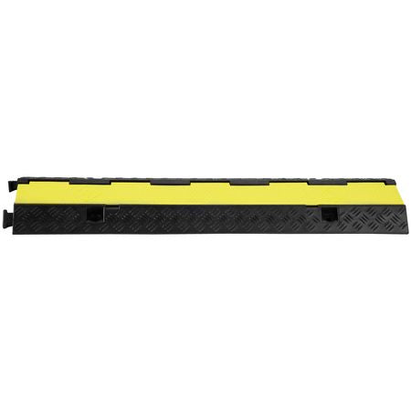 3 PCs Cable Protector Ramp 2 Channel 12000 lbs Load Wire Cable Cover Ramp