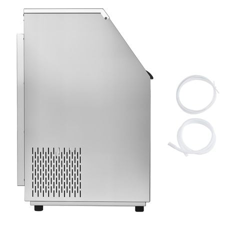 300lbs/24H Commercial Ice Maker, 126 Ice Cubes in 15 Minutes, Freestanding Ice Maker Machine with 88lbs Large Storage Capacity for Bar Office Restaurant, with LED Digital Display & Self-Cleaning