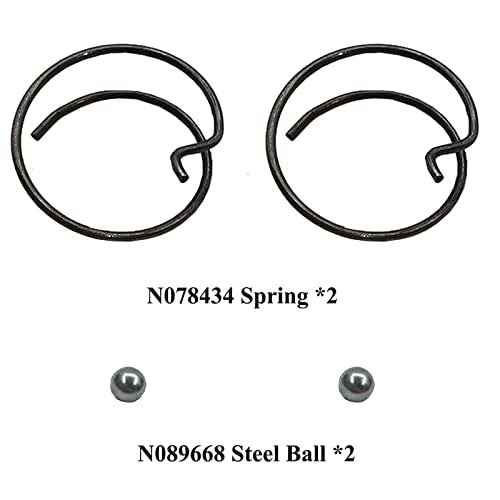2 Pack N078434 N089668 Spring and Steel Ball, Fit for DCF805 DCF825 DCF885 DCF886, Impact Driver Spring Kit