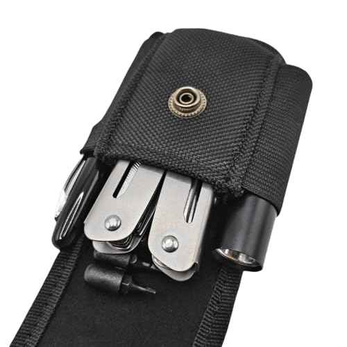 Multitool Snap Sheath Fits Up to 4'' Multitools,Tool Sheath for Leatherman,Gerber,Tool Holster for Belt Horizontally and Vertically Carry(Small Size)