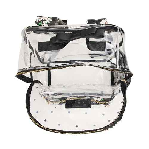 Betsey Johnson Daisy Clear Backpack with Pouch