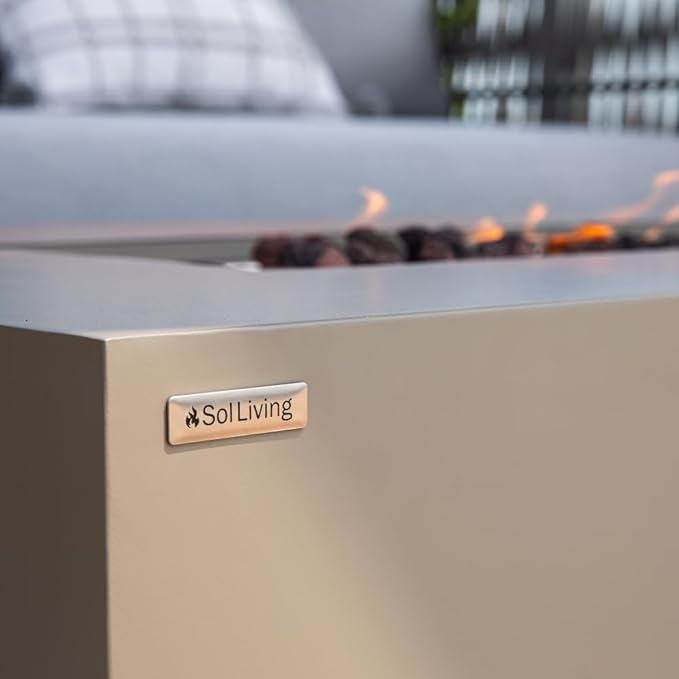 Westwood 50” Propane Fire Pit Smokeless Firepit Outdoor Gas Fire Pit for Outside Patio Firepit Table Includes Rain Cover Converter Kit Lava Rocks Lid CSA Certified