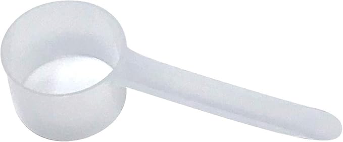 Supplement and Supply 48 mL (48 CC | 1.62 Oz.) Long Handle Plastic Measuring Scoop for Coffee, Protein Powder, Pet Food, Spices, Grains, Dry Goods – Food-Grade BPA-Free (Pack of 1)