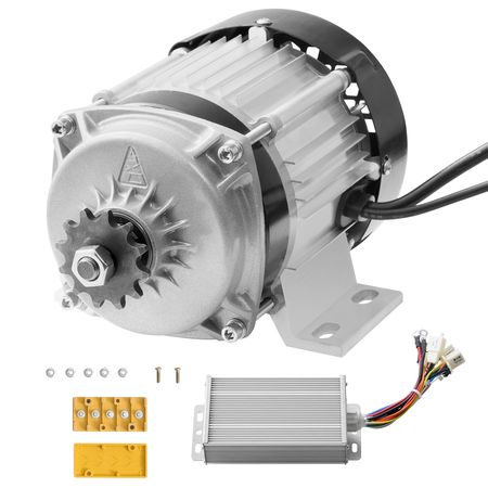500W Electric Brushless DC Motor Kit - 48V 2700rpm Motor with Upgraded Speed Controller for Go Karts E-Bike Motorcycle Scooter