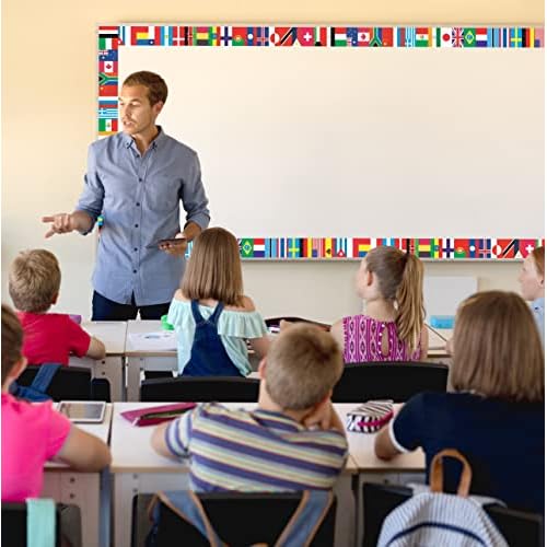 Teacher Created Resources International Flags Spotlight Border (EP-595)