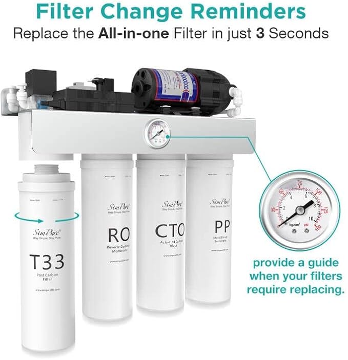 SimPure T1-400UV Tankless Reverse Osmosis System