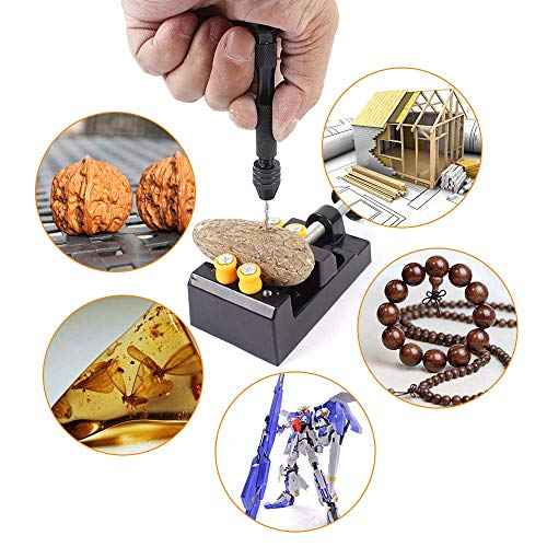 Professional Pin Vise Hand Drill Bits, Mini Twist Drill Bits Set (0.8-3.0mm), Precision Hand Drill Bit Rotary Tools Set of 11, for Metal Wood, Manual Work DIY, Jewelry, Assembling, Model Making