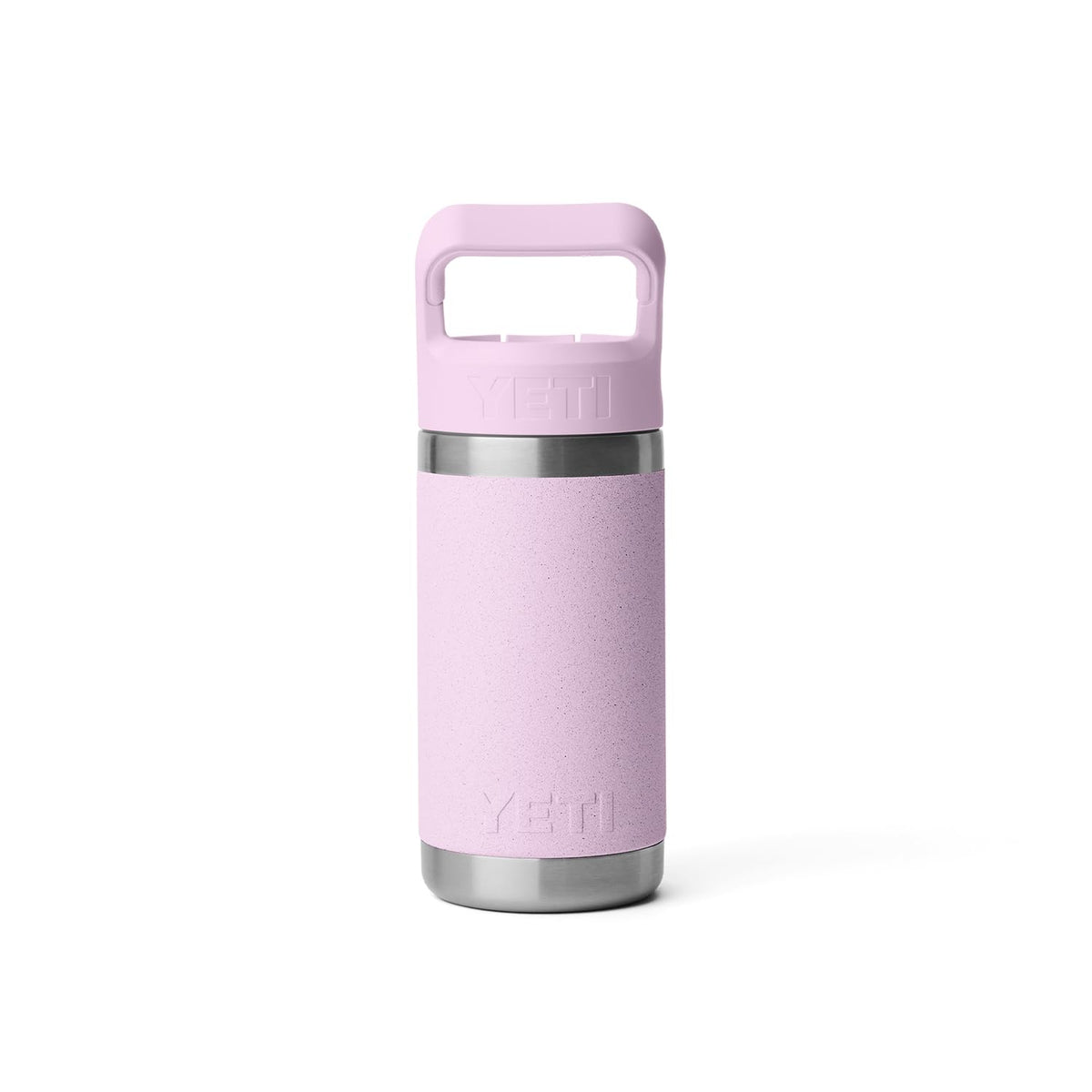 YETI Rambler Jr. 12 oz Kids Bottle, with Straw Cap, Cherry Blossom