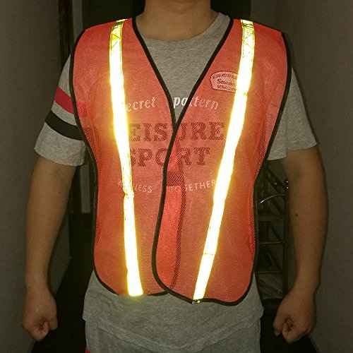 zojo High Visibility Safety Vests,Adjustable Size,Lightweight, Wholesale Reflective Vest for Outdoor Works, Cycling