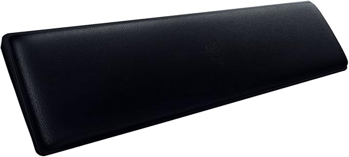 Razer Ergonomic Wrist Rest for Tenkeyless Keyboards: Plush Leatherette Memory Foam Cushion - Anti-Slip Rubber Feet