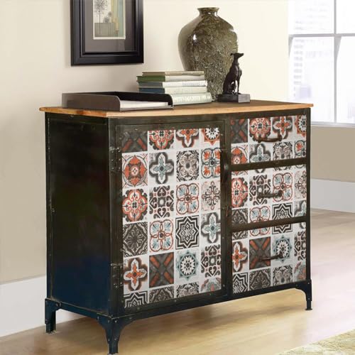 Timeet Peel and Stick Wallpaper Kitchen Contact Paper Waterproof Peel and Stick Backsplash Wallpaper Self Adhesive Tile Contact Paper for Kitchen Countertop Shelf Drawers Liner 15.74"x78.7"