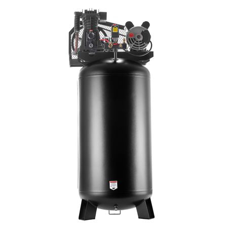 60 Gallons Heavy-Duty Air Compressor, 3.7HP 8 SCFM at 90PSI Air Compressors Max 155PSI Pressure, Oil-Lubricated Compressor Tank for Industrial Manufacturing, Large Workshops (230V 60Hz, No-Plug)