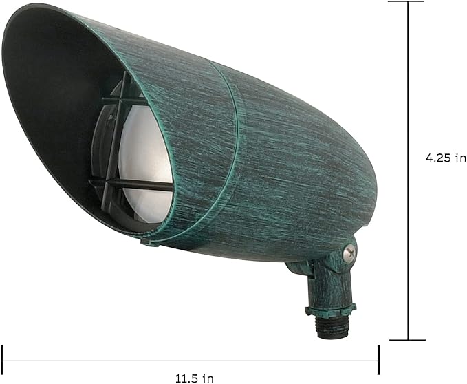 Nuvo Lighting SF76/657 Transitional One Light Landscape in Verde Finish, 11.50 inches