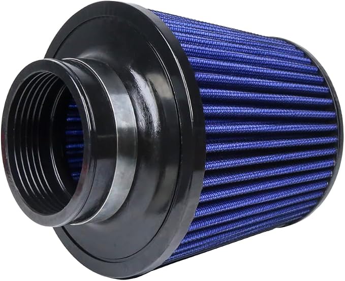 KYOSTAR Carbon Fiber 3" High-Flow Air Filter, Reusable Cone Cold Air Intake
