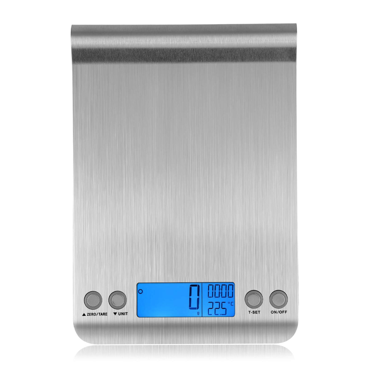 Digital Food Scale, Kitchen Scale for Cooking, Baking, and Weight Loss, 1g/0.03oz Precise Graduation, Tempered Glass (White)