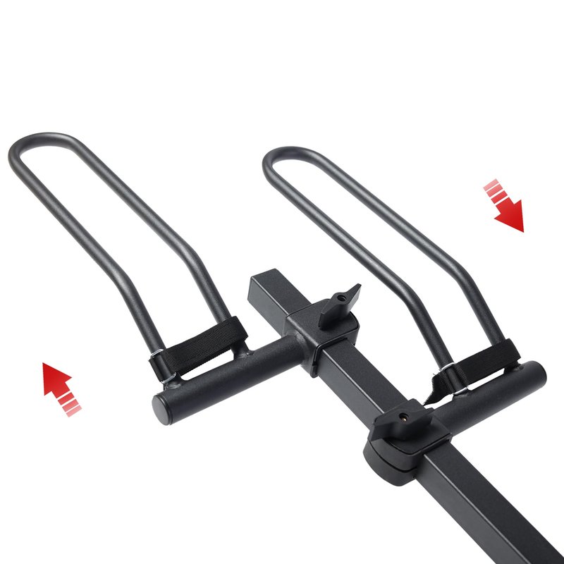 Rockland Foldable 4-Bike Rack, 160 lbs Capacity, Hitch Mount Bike Rack, Fits up to 2.5" Tire Width and 50" Wheelbase, Bike Carrier Rack for 2" Receiver for Cars SUVs Vans RVs