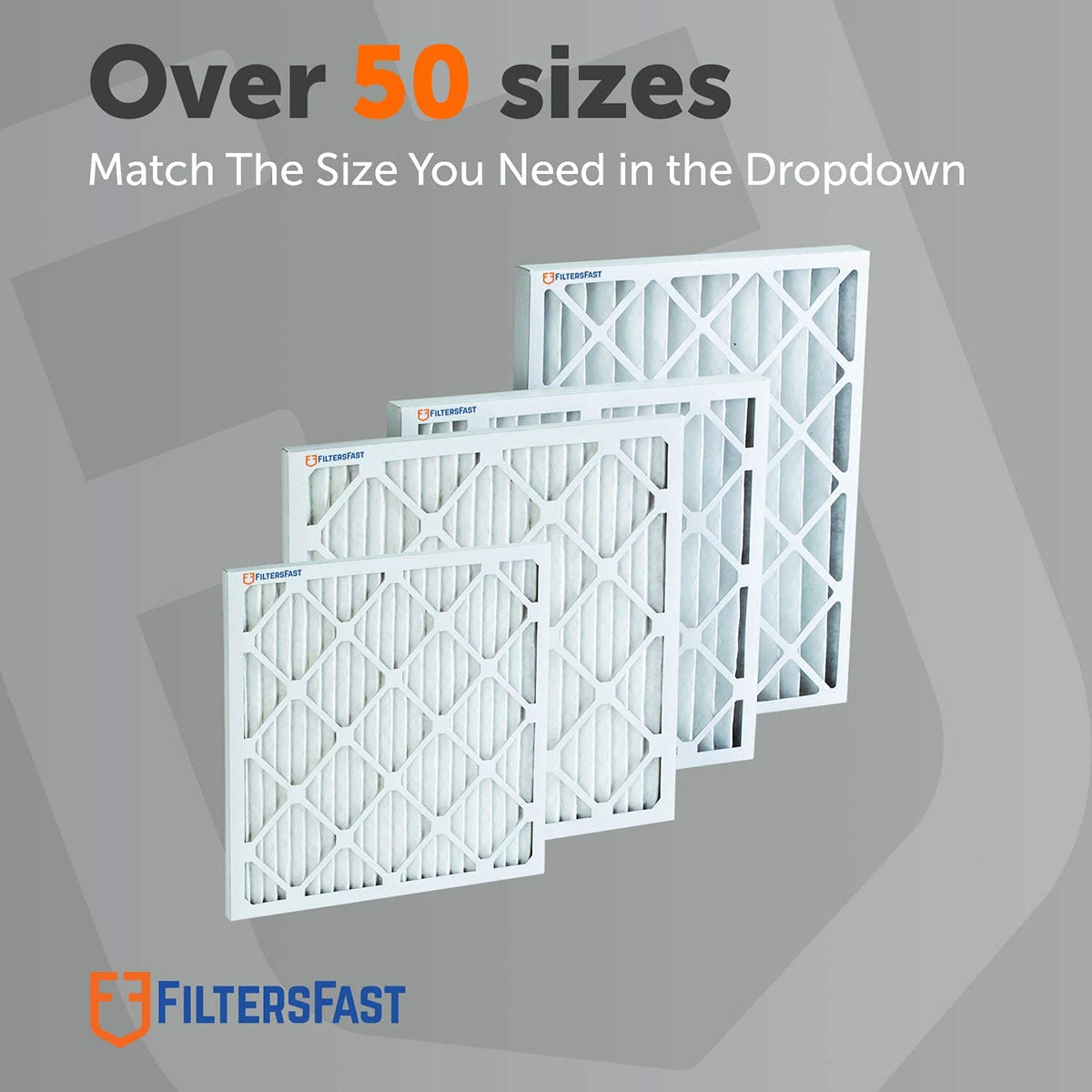 Filters Fast 30x30x1 Air Filter MERV 11, 1" AC Furnace Air Filters, Made in the USA, Actual Size: 29.5"x29.5"x0.75, 6 Pack