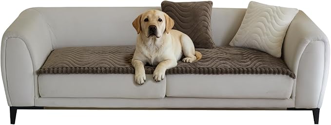 Couch Covers for 3 Cushion Couch Sofa Pet Friendly,Non-Slip Sofa Cover Washable