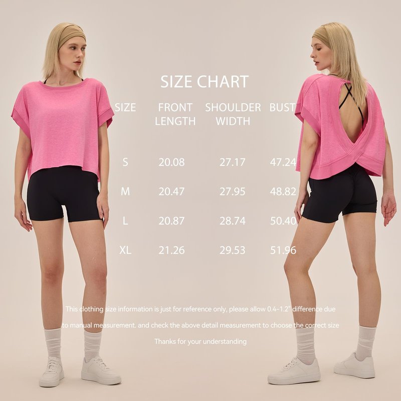 UNIANKIYA Open Back Workout Tops for Women Loose Fit Athletic Crop Tee Short Sleeve Gym Running Yoga Shirt Brown