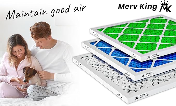 MervKing 20x25x4 Air Filter Actual Size: 19.88" x 24.88" x 4.31" MERV 8 MPR