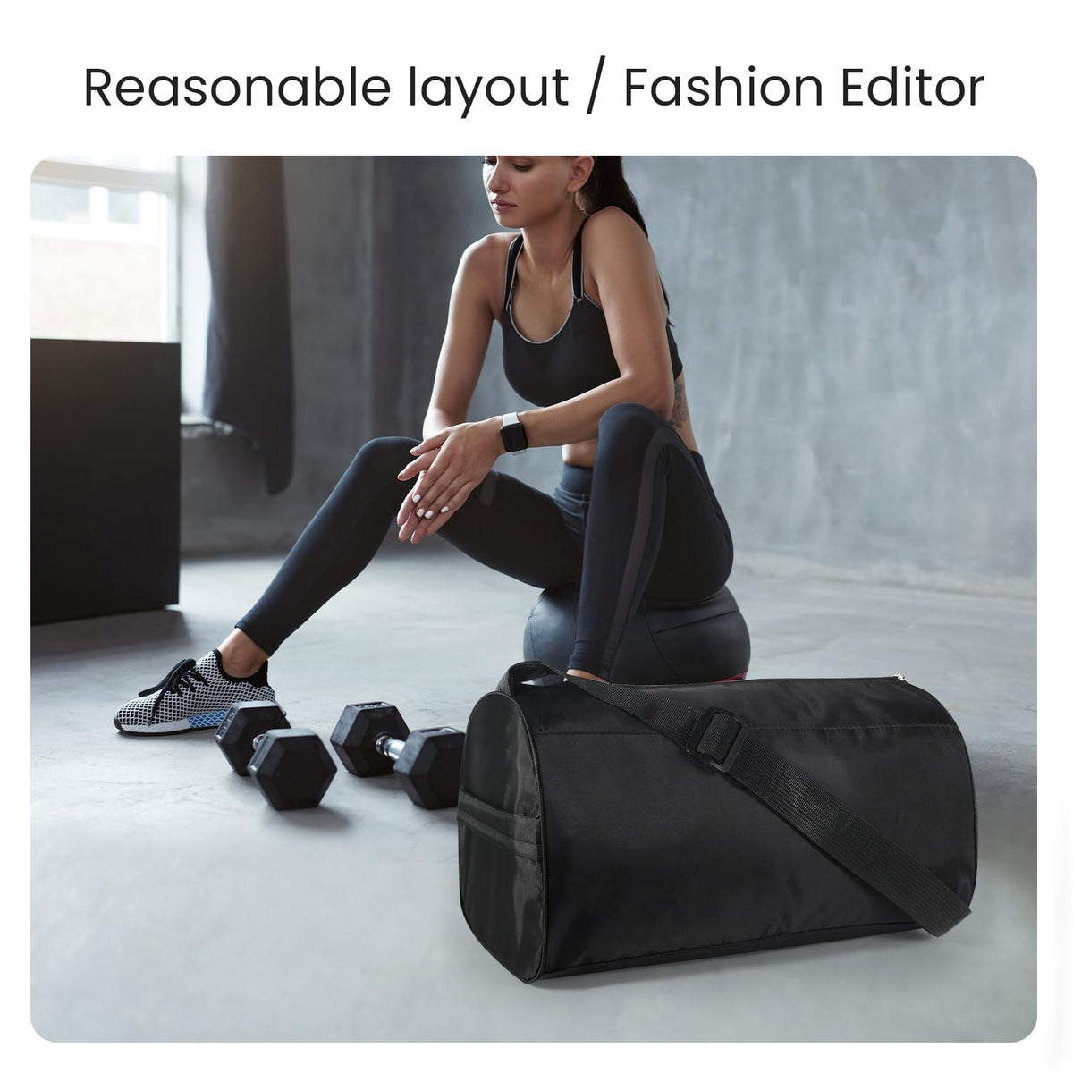 C&F BOGMOST Small Gym Bag for Women & Men,Small Lightweight Duffel Bag Carry On Bags Mini Duffel Travel Bag Waterproof Sports Bags for Workout/Sport/Travel, Purplish Red