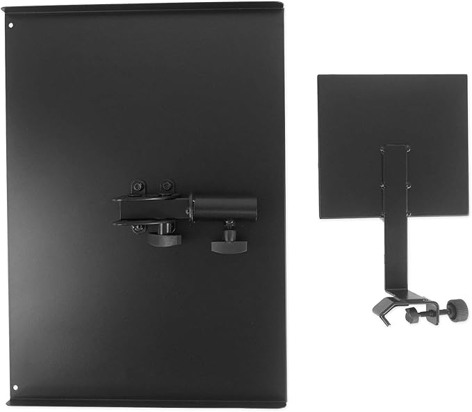 RockvilIe RLS67 Laptop/Tablet/lPad Stand w/Dual Trays for Church Sermon Speeches
