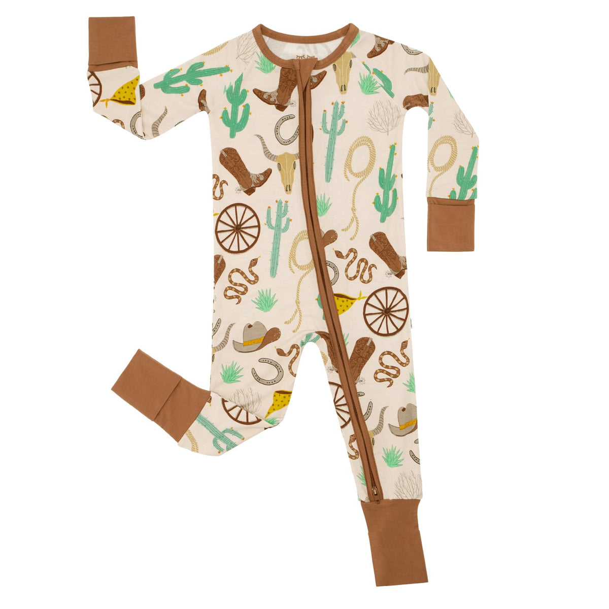Little Sleepies Baby Pajamas, Blue Cookies & Milk, Newborn