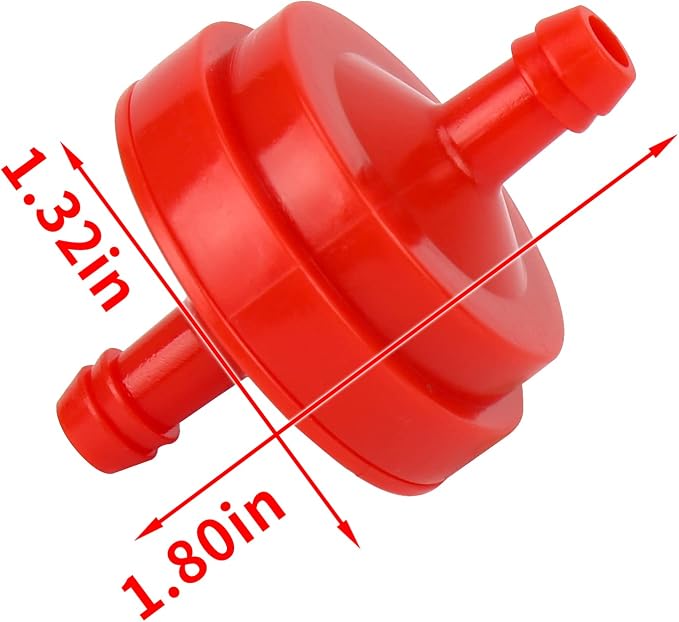 10 Pack Lawn Mower 1/4 Inch Inline Gas Fuel Filter