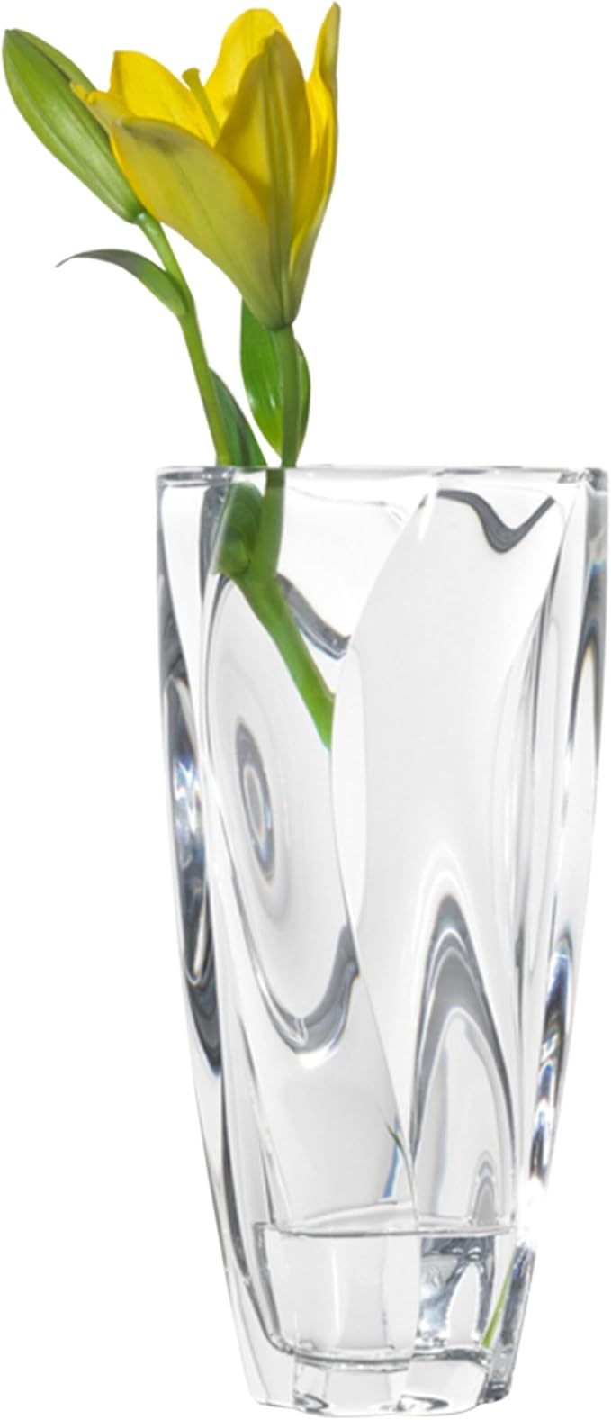 Mikasa Cassia Crystal Glass Vase, 12 Inch