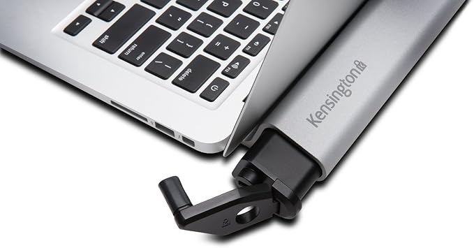 Kensington MacBook and Surface Laptop Locking Station with Keyed Lock Cable, Macbook Locks With 6 Foot Cable, Laptop Security Lock for Macbook Air/Pro, Laptop Locking Cable, K64453WW