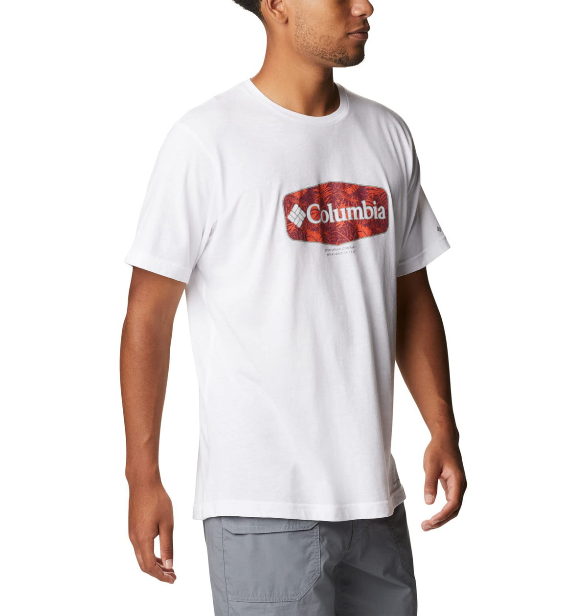 Columbia Men's Thistletown Hills Graphic Short Sleeve, White/Wanderland Graphic, 3X Tall