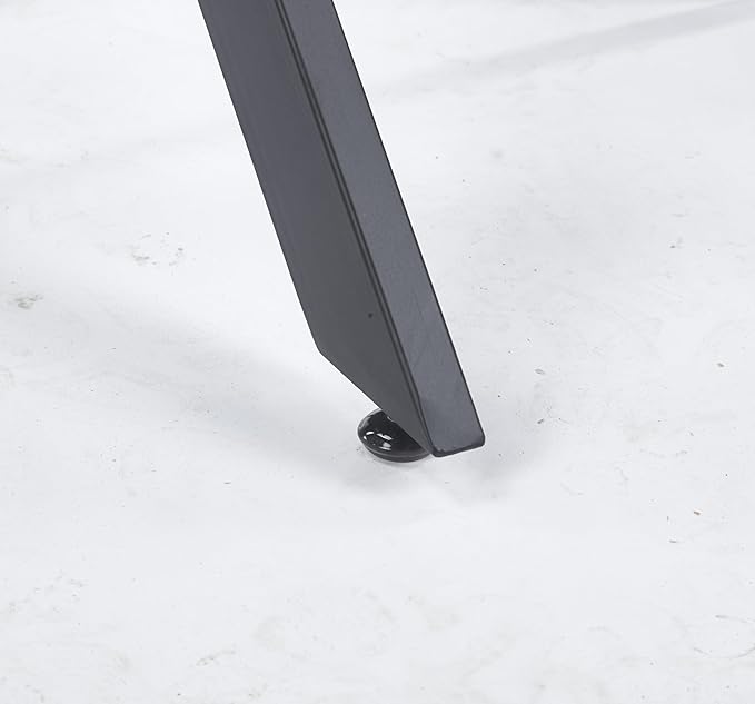 36" Square Dining Table for 4, Modern Clear Glass Kitchen Table for 4 with Black X Metal Legs, Contemporary Small Glass Dining Room Leisure Tables for Kitchen Apartment