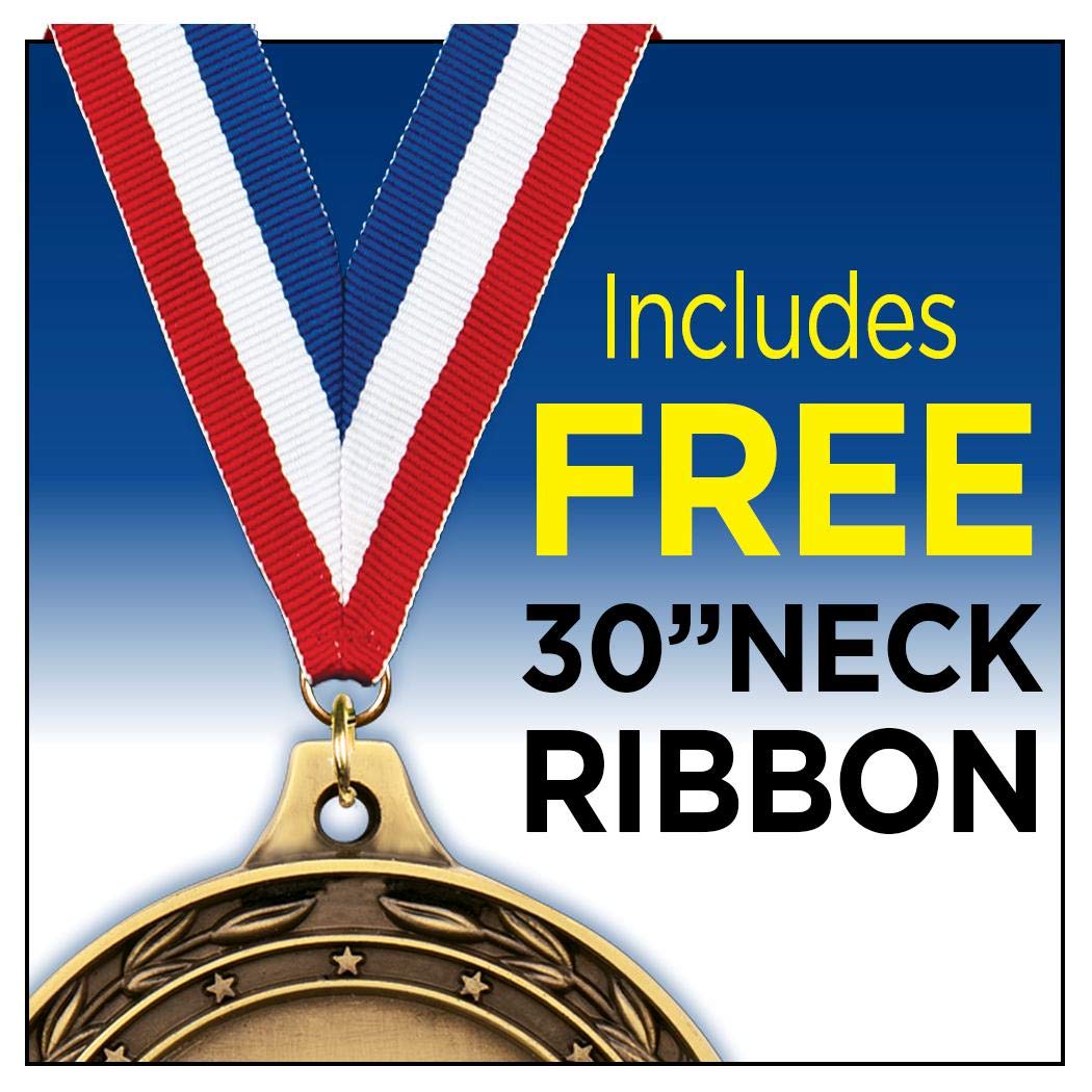 Crown Awards Basketball Medals, 3" Massive Rimz Basketball Award Medal with Custom Engraving Included Prime
