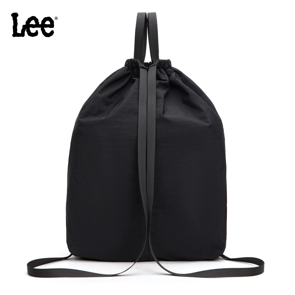 Montana West Lee Drawstring Backpack Bag Lightweight Small Gym Swim Beach Bag Water Resistant Sports Sackpack for Men Women, LEE48-002BK