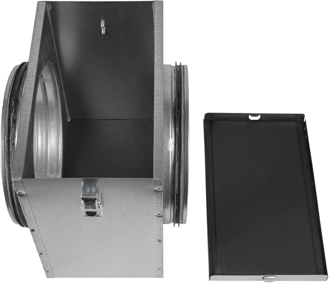 Repa Market 8" Duct Air Filter Box – Galvanized Steel Inline Dryer Filter