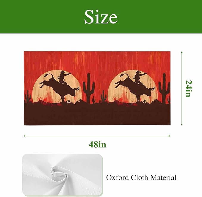 Fluorescent Light Covers for Drop Ceiling Western Cowboys Horse Riding on Red