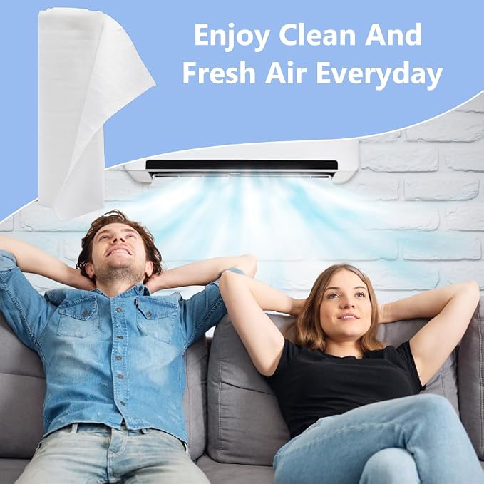BENECREAT White Vent Filter Media, Electrostatic Air Filter Roll Air Vent