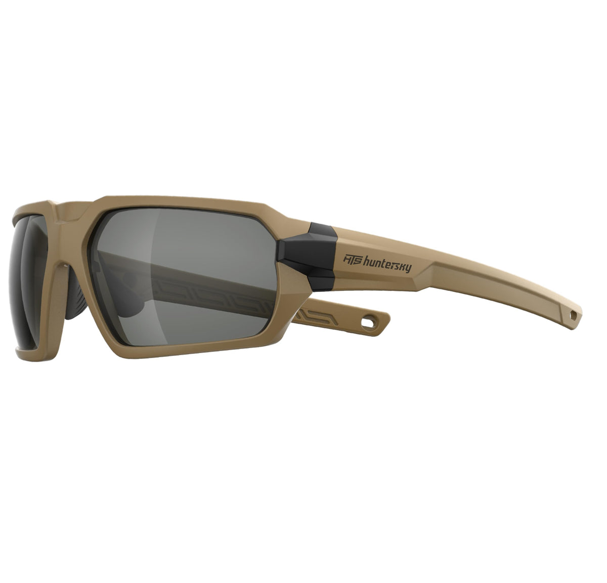 HTS HUNTERSKY Q37 Anti Fog Polarized Tactical Hunting Shooting Sunglasses ANSI Z87.1+ Military Grade Ballistic Impact Protection Eye Pro with Case Motorcycle Riding Driving Range Outdoors