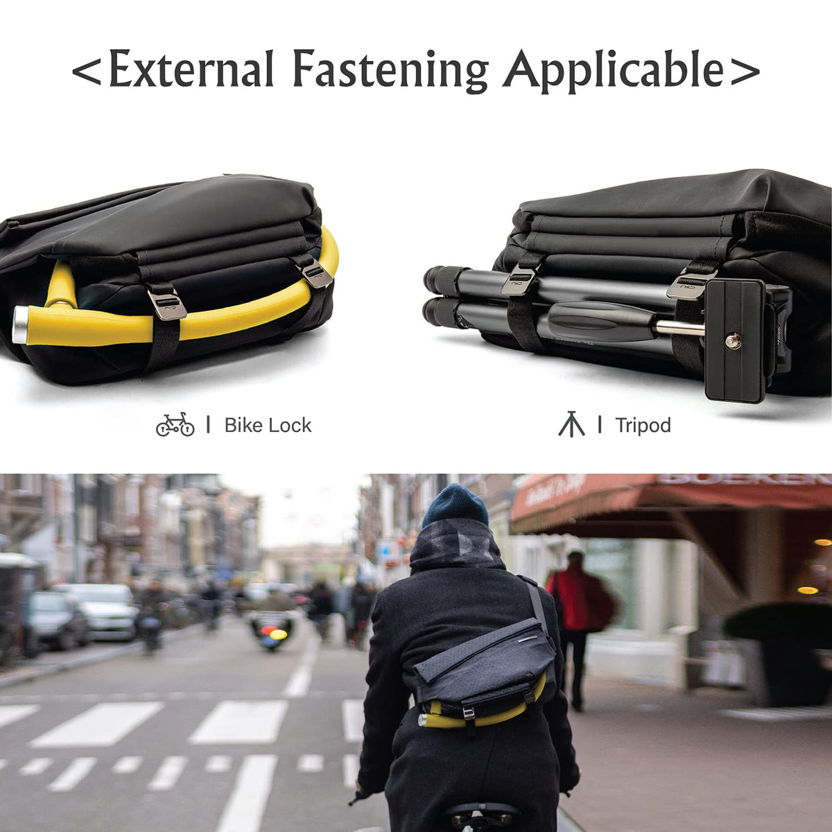 NIID R1 Mens Large Sling Bag Anti-Theft Waterproof Single Shoulder Backpack Sling Chest Bag Crossbody Bag for Men