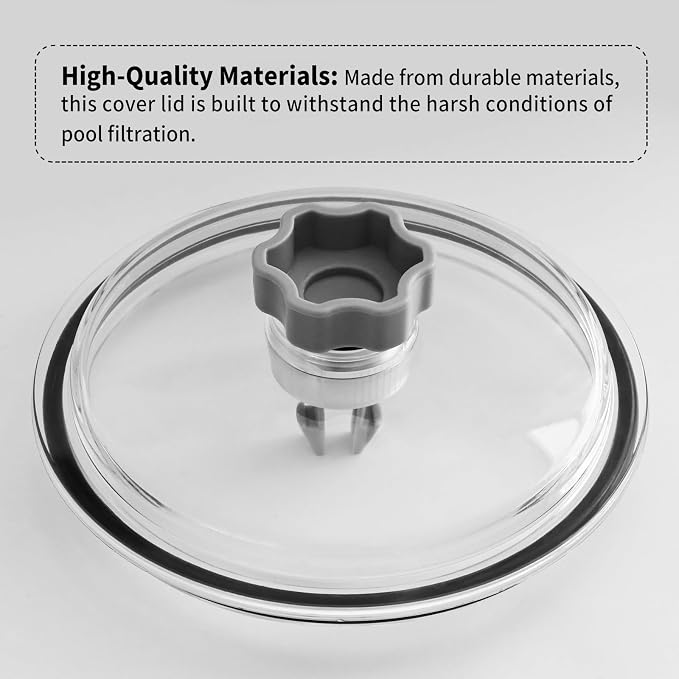 SF80110-1 Leaf Trap Cover Lid 5 inch Have O-Ring & Valve, Fit