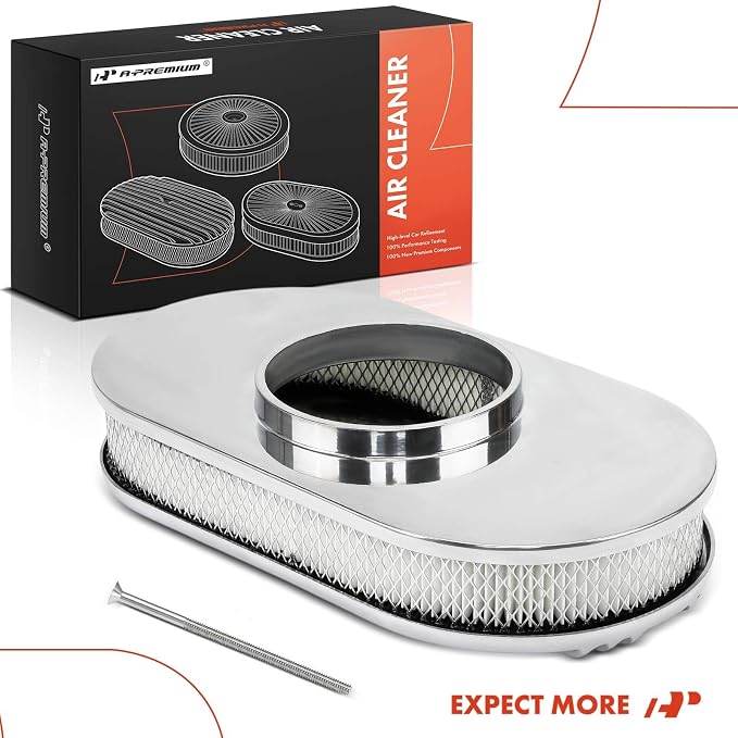 A-Premium Universal Air Cleaner Filter Assembly